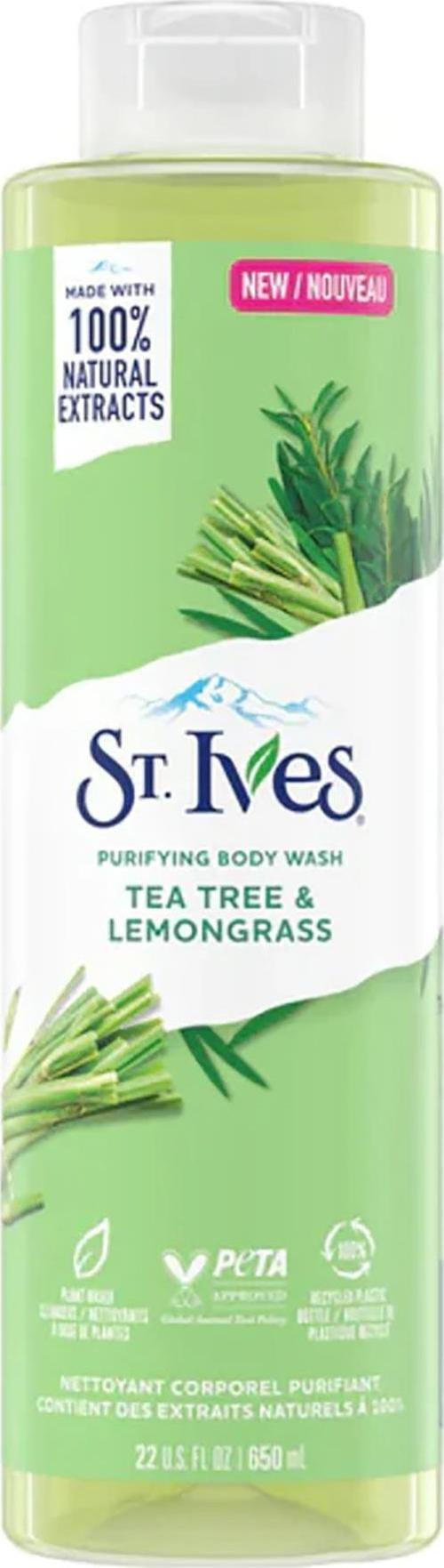 ST.Ives Çay Ağacı ve Limon Otu Özlü Vücut Şampuanı 650ML