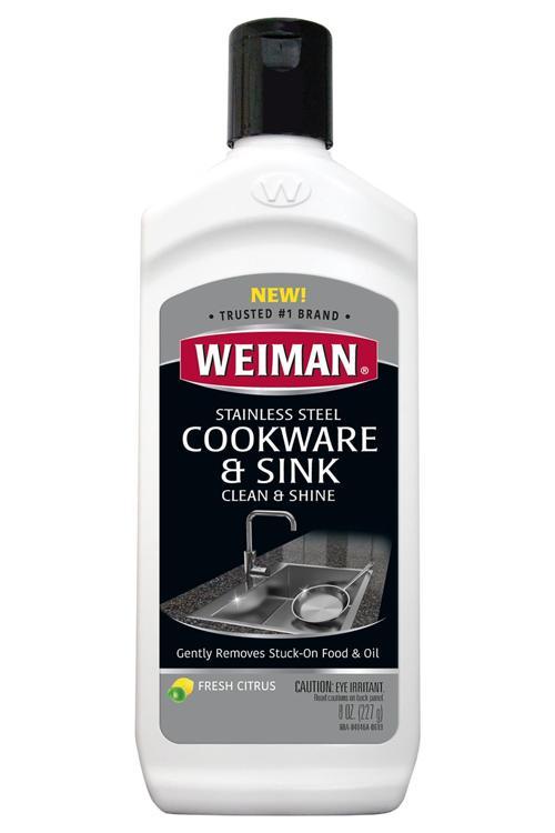 Paslanmaz Çelik Pişirme Kapları ve Lavabo Temizleyici Parlatıcı 237ML