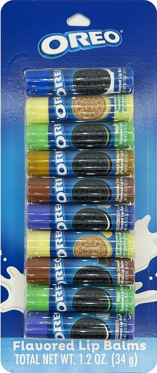 Oreo Lip Balm Dudak Balsamı Çeşit Paketi 10 Adet