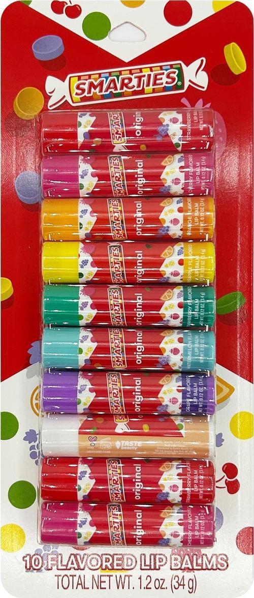 Smarties Lip Balm Dudak Balsamı Çeşit Paketi 10 Adet
