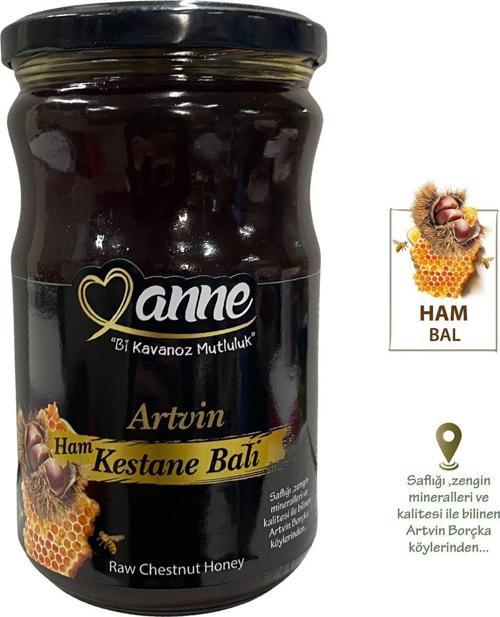 Artvin Ham Kestane Balı 850G (Yöresel, Ham Bal)