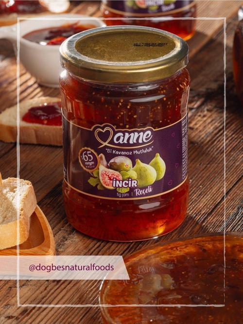 İncir Reçeli 700G (Pancar Şekeri Ile Üretilmiştir - Glikoz, Koruyucu Içermez)