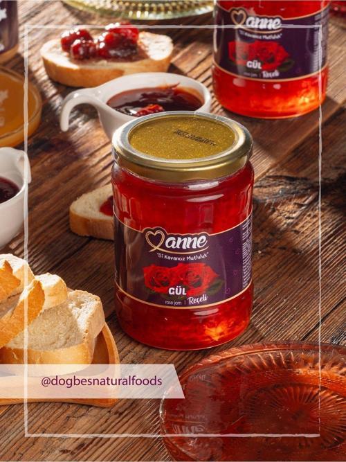 Gül Reçeli 700G (Pancar Şekeri Ile Üretilmiştir - Glikoz, Koruyucu Içermez)