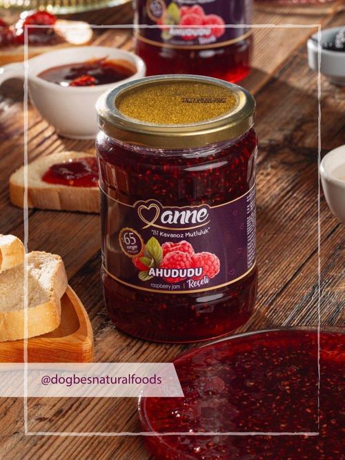 Ahududu Reçeli 700G (Pancar Şekeri Ile Üretilmiştir - Glikoz, Koruyucu Içermez)
