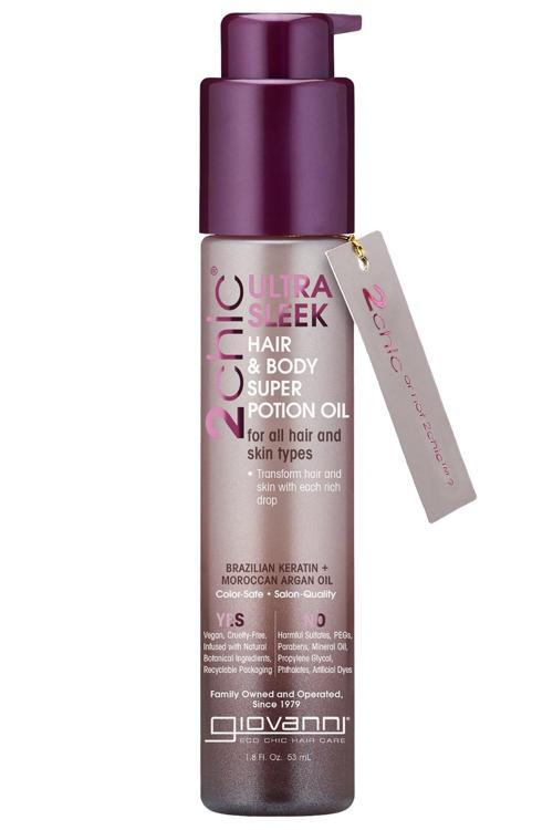 2chic Ultra-Sleek Saç ve Vücut Yağı 53ML