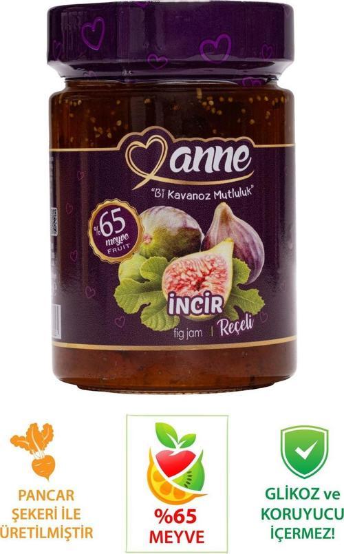 İncir Reçeli 400G (Pancar Şekeri Ile Üretilmiştir - Glikoz, Koruyucu Içermez)
