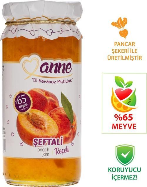 Şeftali Reçeli 300G (Pancar Şekeri Ile Üretilmiştir - Glikoz, Koruyucu Içermez)