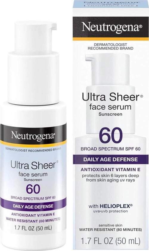 Ultra Sheer SPF60 Güneş Koruyucu Yüz Serumu 50ML