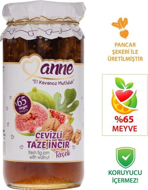 Cevizli Taze Incir Reçeli 300G (Pancar Şekeri Ile Üretilmiştir - Glikoz, Koruyucu Içermez)