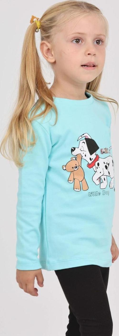 Toontoy Kız Çocuk Köpekli Ayı Baskılı Sweatshirt