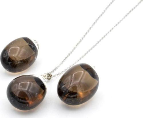 Hakiki Doğal Dumanlı Kuvars Kolye Ucu 1.kalite 010