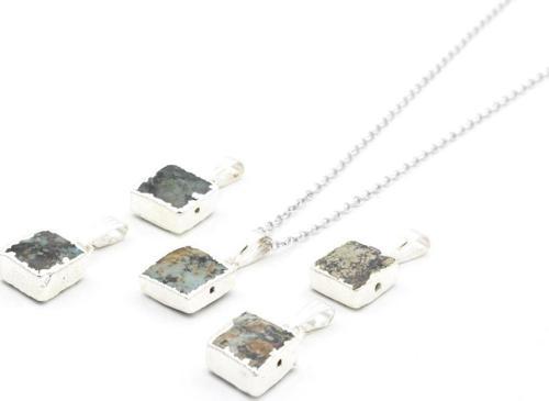 Hakiki Doğal Firuze Turkuaz Taşı Kolye Ucu