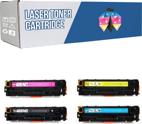 Safir Toner Canon CRG-054H/ Cf540a/203A CMYK 1 Set Muadil Toner