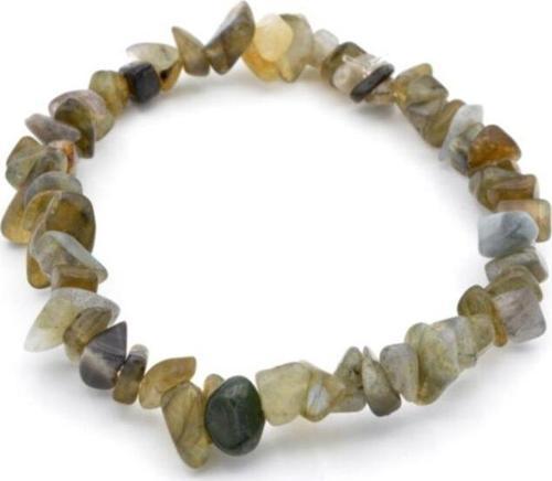 Hakiki Doğal Kırık Taş Labradorit Bileklik 1.kalite Doğal Taş