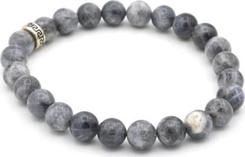 Hakiki Doğal Gri Labradorit Taşı Bileklik 1.kalite Doğal Taş