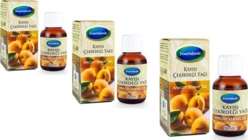 3 Adet Mecitefendi Kayısı Çekirdeği Yağı 3x50 Ml