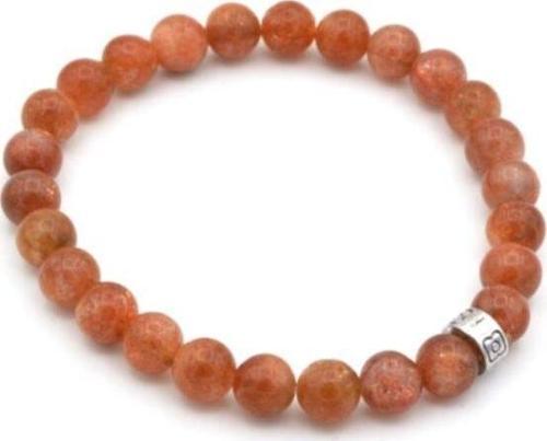 Hakiki Doğal Güneş Taşı Bileklik 1.kalite Doğal Taş 005