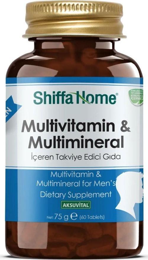 MULTİVİTAMİN & MULTİMİNERAL - ERKEK - 1260 mg x 60 TABLET