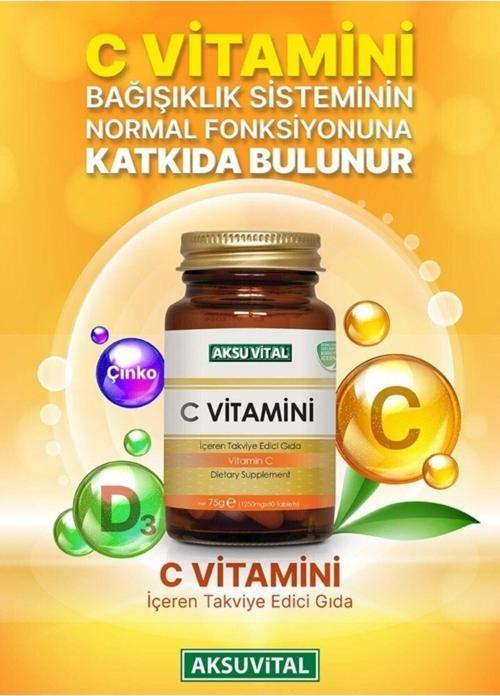 C Vitamini 1250 Mg 60 Tablet