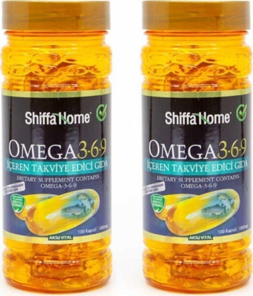 Omega 3-6-9 1000mg 100 Softjel X 2 Adet
