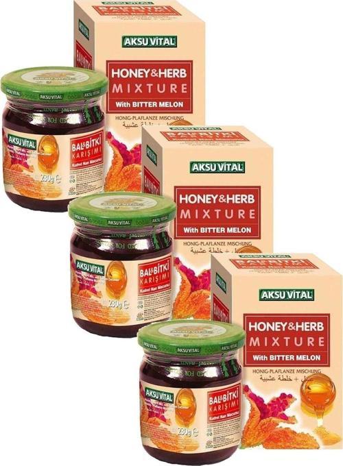 Bal Bitki Karışımı Kudret Narı Macunu 3 X 230 Gr