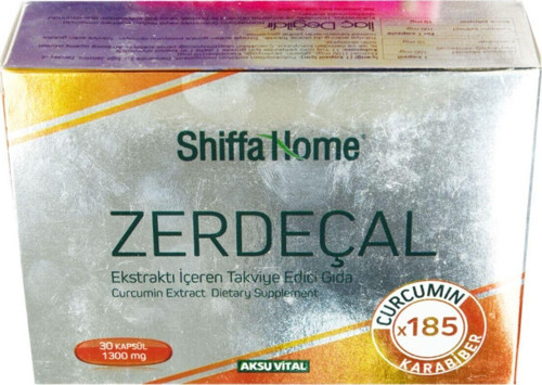Shiffa Home Zerdeçal Ekstraktı Yumuşak 1300 mg x 30 Kapsül