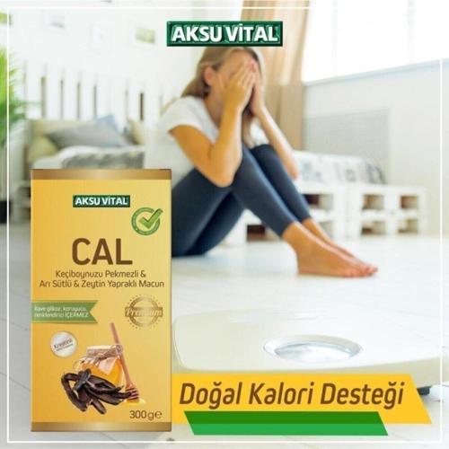 Cal Keçiboynuzu Pekmezli Arı Sütlü Zeytin Yapraklı (kilo Aldırıcı) Macun 300 Gr