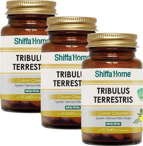Tribulus Terrestris Çoban Çökerten 60 Kapsül X 3 Adet