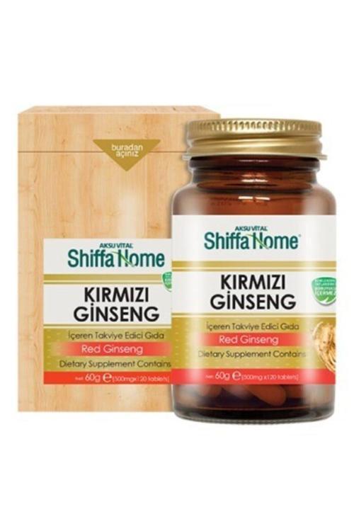 Aksu Vital Tahta Kutu Ginseng Kırmızı Kore Ginseng Ginsek 120 Tablet X 500 Mg.