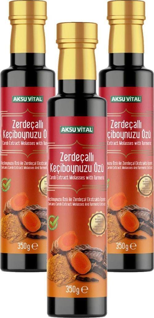 3 Kutu Zerdeçallı Keçiboynuzu Özü 350 Gr.x3 Keçi Boynuzu Özü