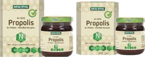 Propolisli Arı Sütü Bal Polen Karışımı (n) 8.000 Mg 2 Adet