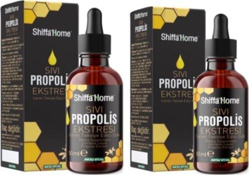 Sıvı Propolis Ekstresi Damlalıklı Cam Şişe 50 Ml 2 Adet Sepetse