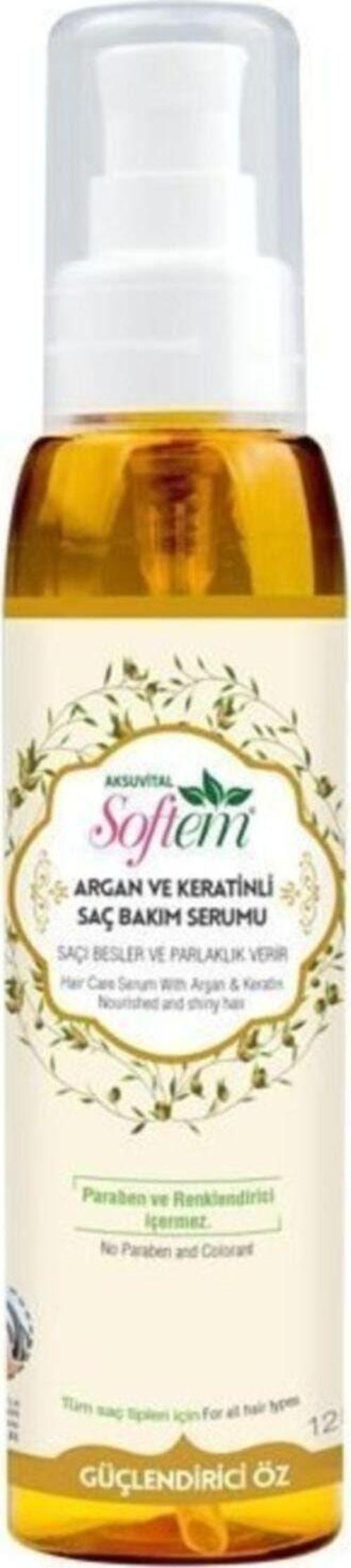 Argan Ve Keratinli Saç Bakım Serumu 125 ml