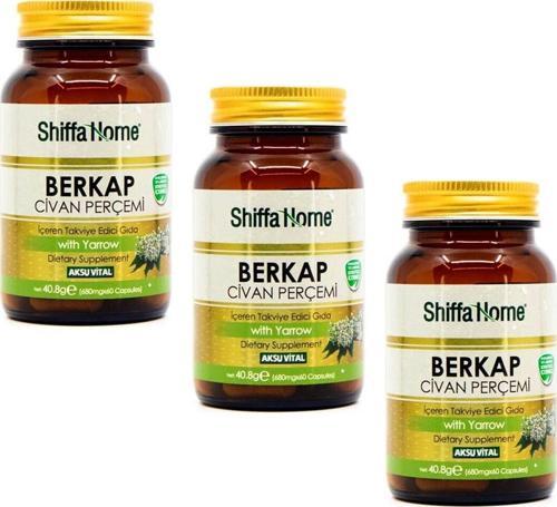 (AKSUVİTAL) Berkap Civan Perç. 680 Mg 60 Kap X 3 Adet