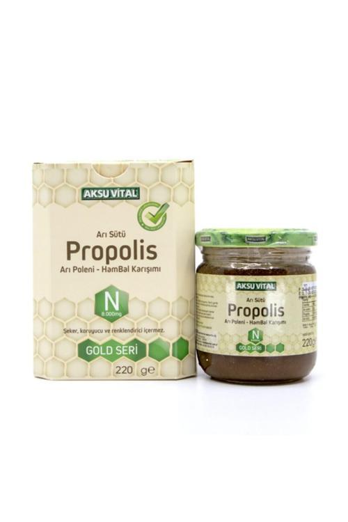Aksuvital Propolisli Arı Sütü Bal Polen Karışımı (N) 8.000 Mg