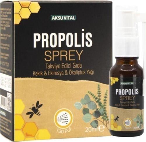 Propolisli Boğaz Spreyi 20 ml Kekik Ekinezya Okaliptus Ilaveli