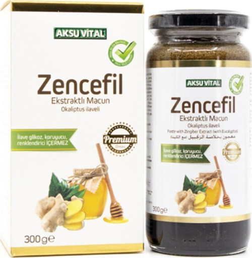 Zencefil Ekstraktlı Macun Okaliptus Ilaveli Ginger 300 Gr