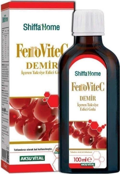 Aksu Vital Ferrovitec Demir İçeren Takviye Edici Şurup 100 ml