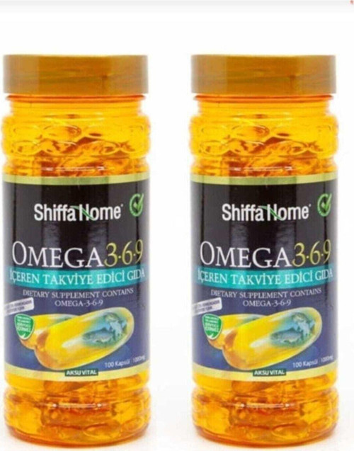 Omega 3-6-9 Balık Yağı 100 Softgel 1000mg 2'li Set