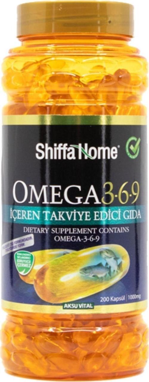 Omega 3 6 9 1000mg 200 Kapsül