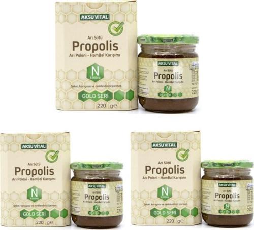 Propolisli Arı Sütü Bal Polen Karışımı 8.000 mg  X 3 Adet