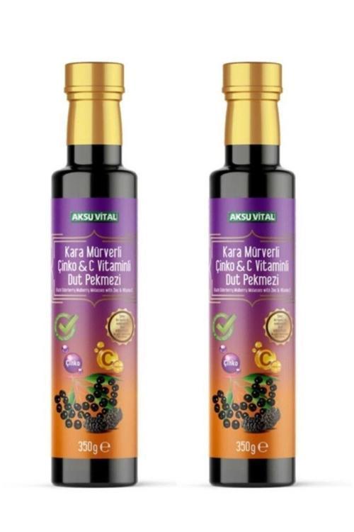 Kara Mürverli Çinko & C Vitaminli Dut Pekmezi 350 Gr X 2 Adet