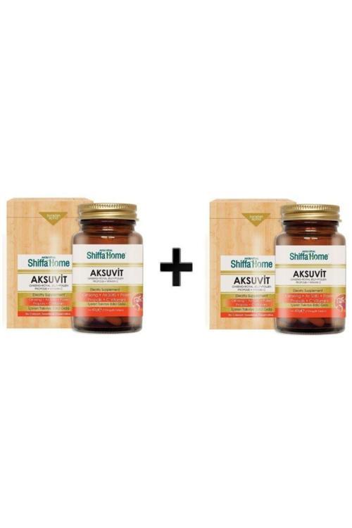 2 Kutu Aksu Vital Aksuvit Ginseng Arı Sütü Polen Propolis C Vitamini Tablet Aksu Vit