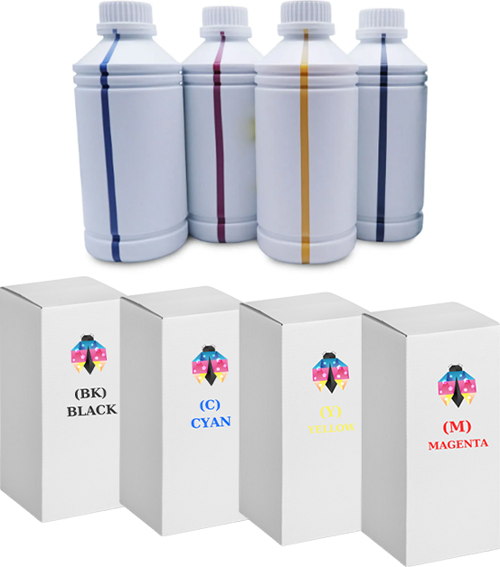Safir Toner Epson Uyumlu L13001 Litre   Cmyk Muadil Mürekkep Seti