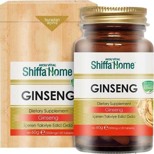 Ginseng 120x500mg Tablet Shiffa Home