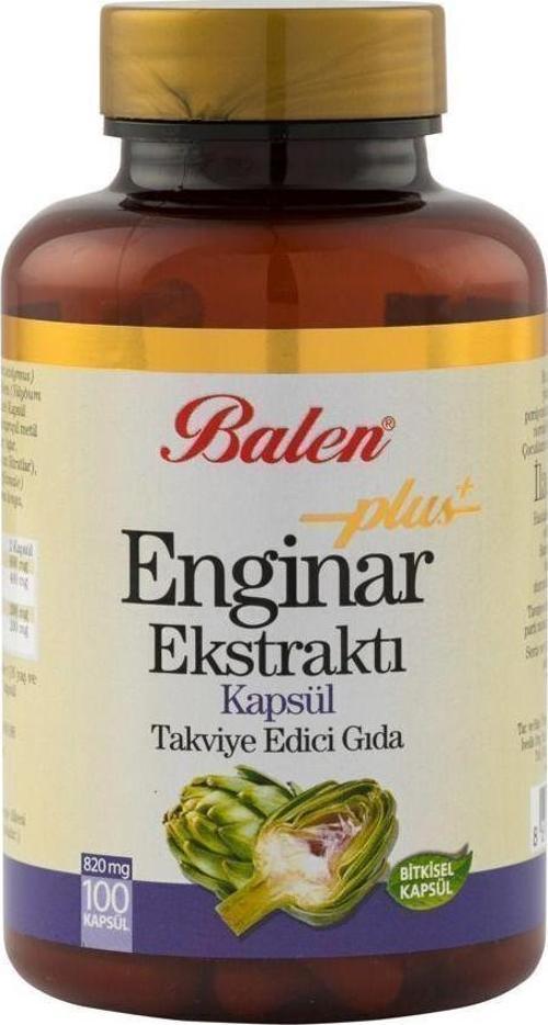 Enginar Plus Ekstraktı Kapsülü 820 Mg 100 KapsüL