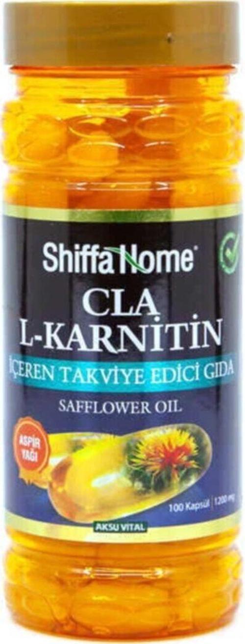 Aspir Yağı, Cla L-karnitinbitkisel Takviye 100 Kaüsl 1000 Mg Gıda Takviyesi Softjel