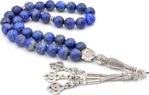 Hakiki Doğal Lapis Lazuli Taşı Tesbih 1.kalite Iri Boy