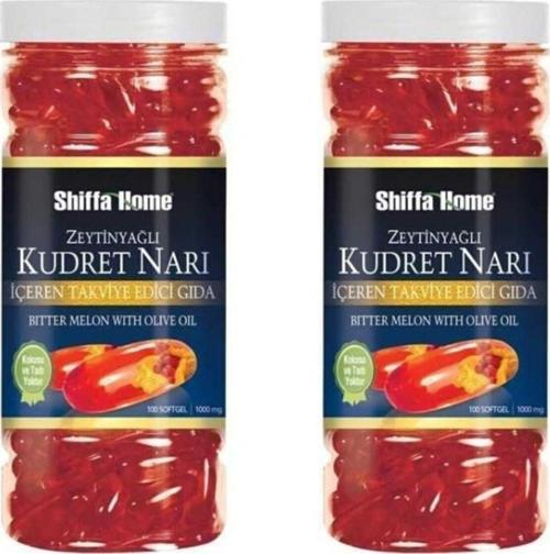 Zeytin yağlı kudret narı SOFTJEL 100 kapsül x 2 ADET