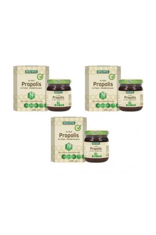 Propolis Arı Sütü Polen Bal Karışımı 8000mg 3 Adet